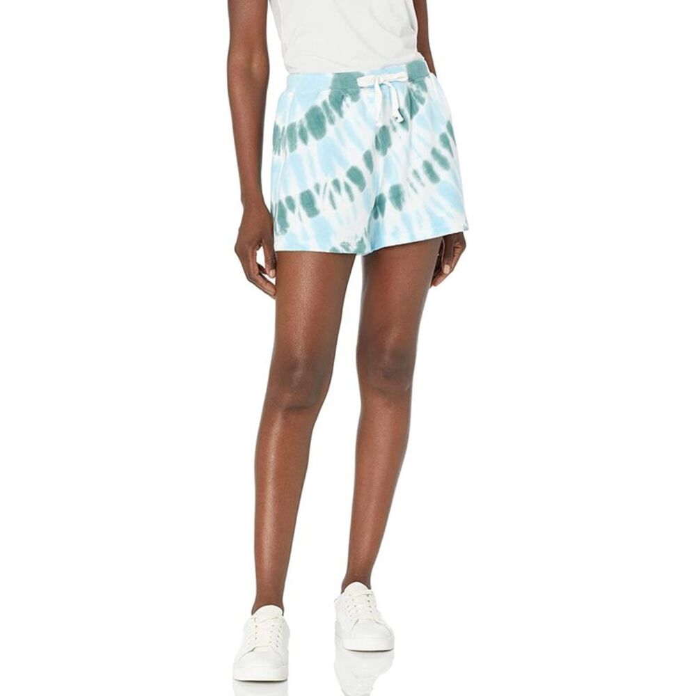 LUCKY BRAND Womens White Jersey Tie Dye Lounge Shorts Shorts L